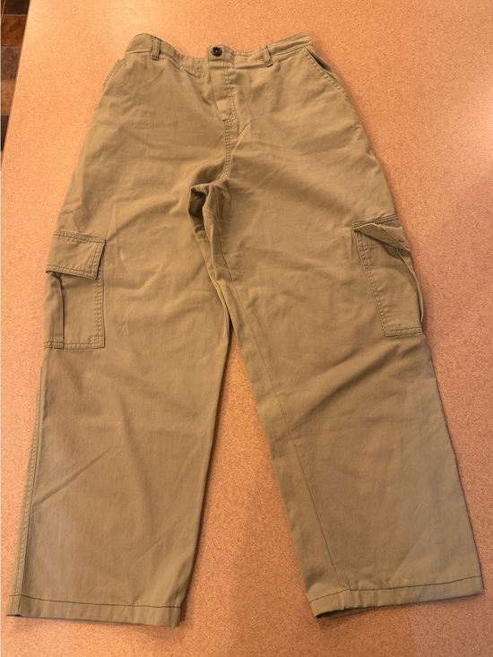 wild fable Pants - wild fable Wide Leg Cargo Pants in light Green